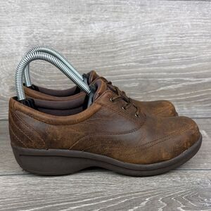 Worx by Red Wing Shoes 5115 Women’s Sz 7.5M Brown Leather Aluminum Toe Shoes